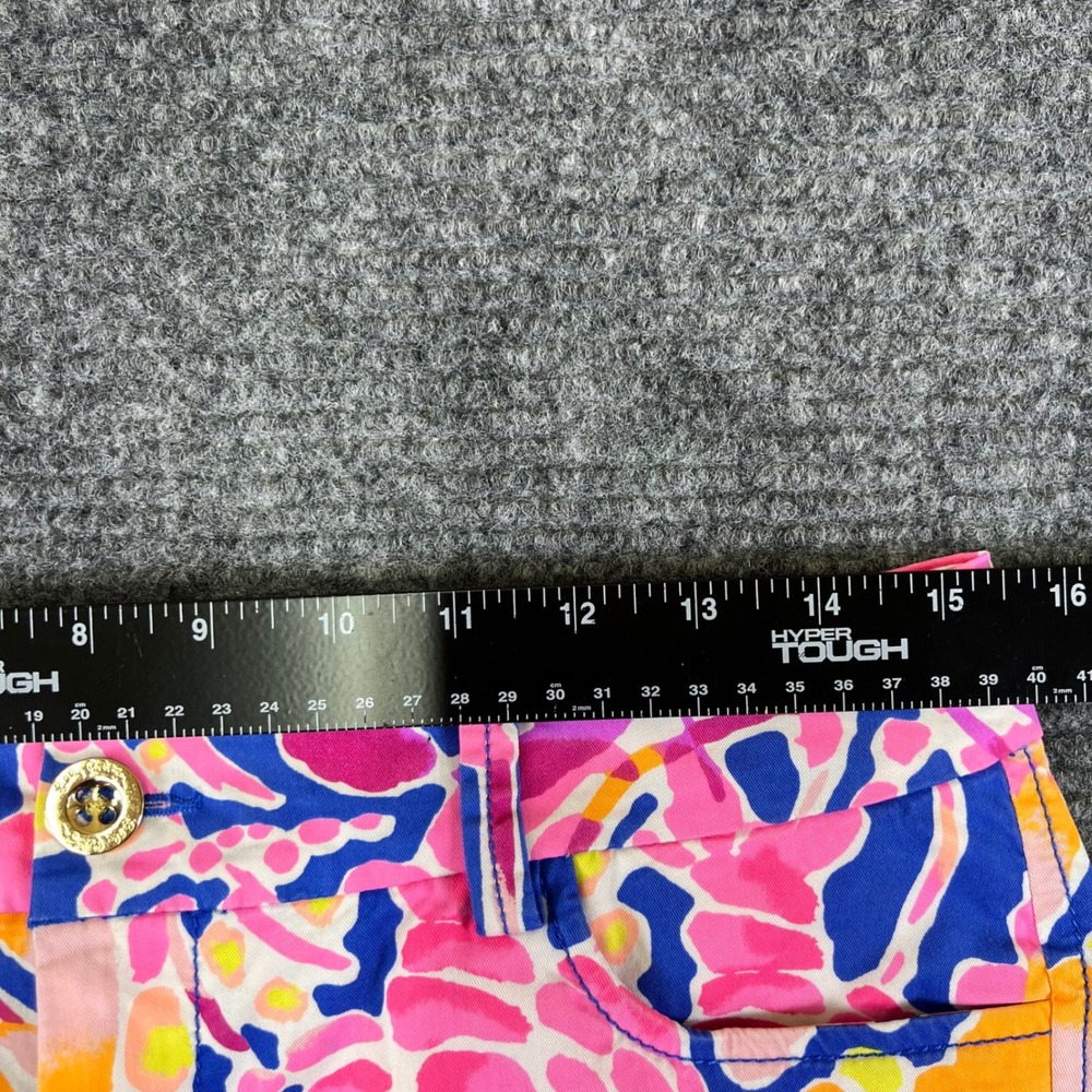 Lilly Pulitzer Lobster Print Skinny Pants Size 2 colorful incognito preppy boho - Picture 12 of 16